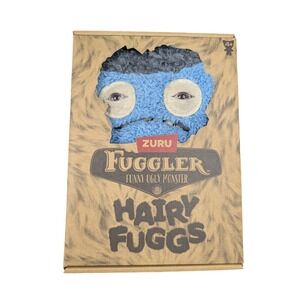 ZURU Fuggler Hairy Fuggs Blue Gray Funny Ugly Monster Plush 2024 NEW